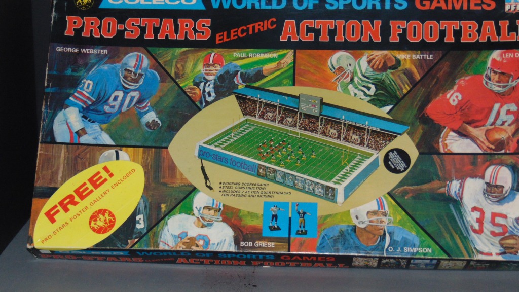 1970 Coleco Pro Stars “ELECTRIC” Action Football – The National Electric  Football Game Museum